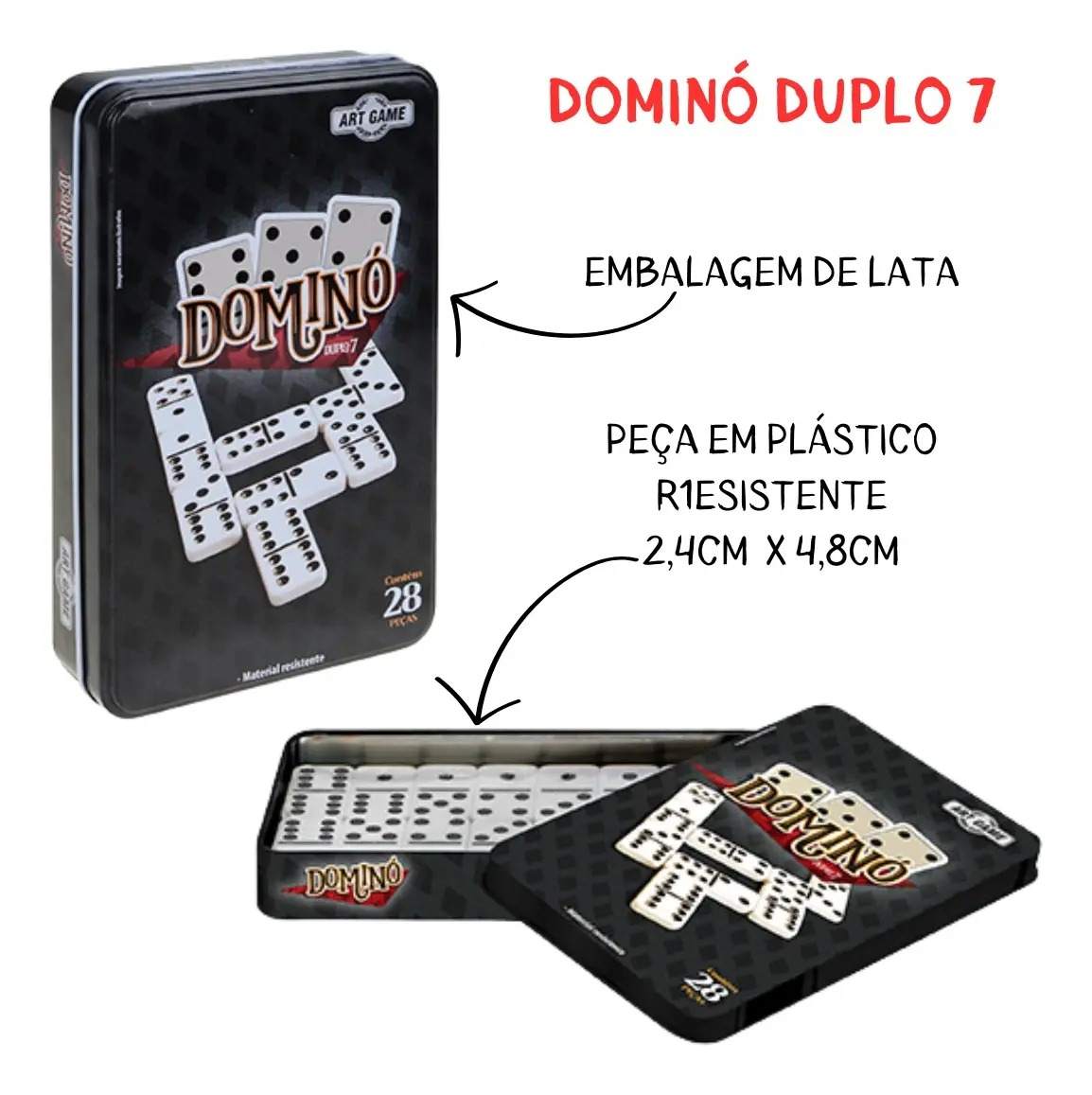 DOMINO ESTOJO ART GAME